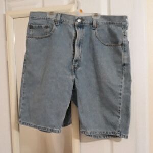 Men's Blue Denim Shorts